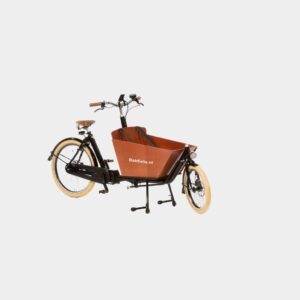 Bakfiets.NL Elektrische Bakfiets in de kleur zwart
